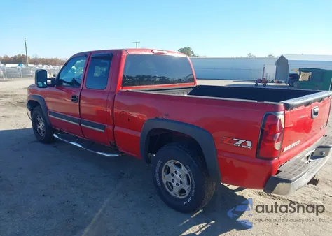 2004 Chevrolet Silverado 1500 Z71 из США, поврежденный, VIN 2GCEK19T741255886